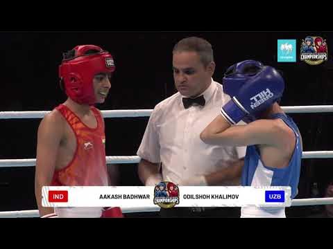 Odilshoh Khalimov (UZB) vs. Akash Bhadhwar (IND) Asian U19 Championships 2025 (50kg)