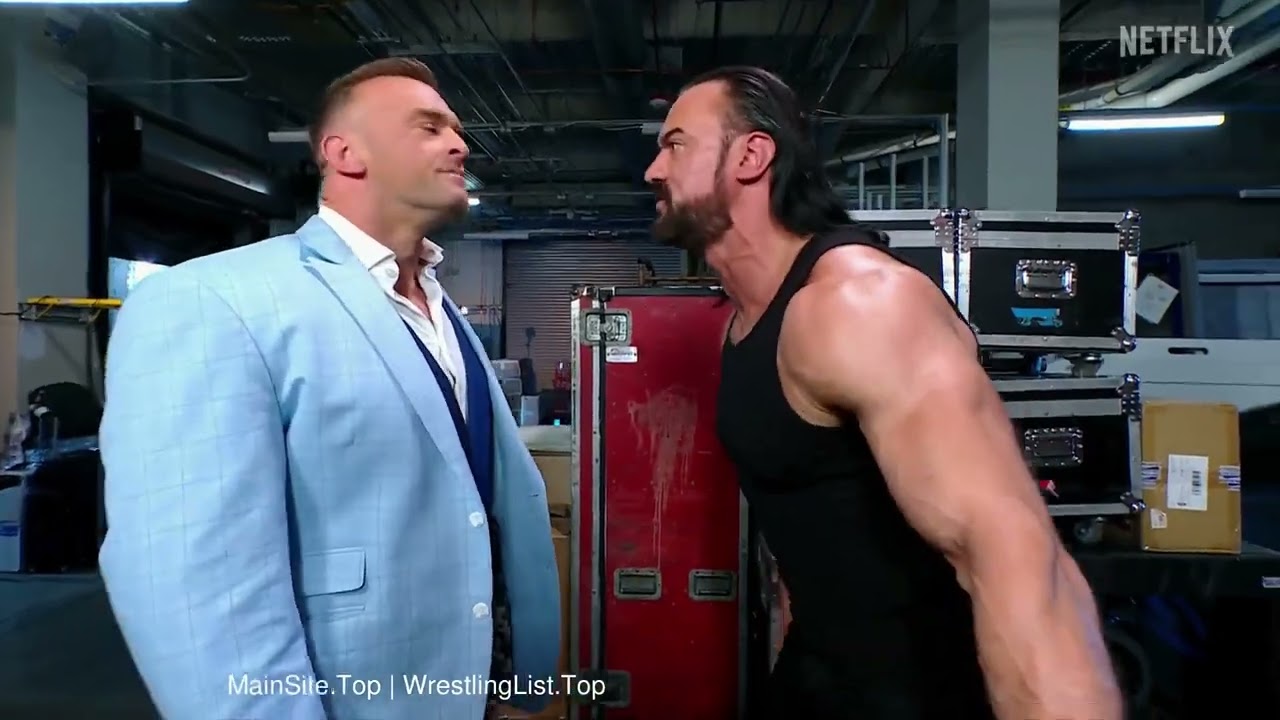 Jimmy Uso ATTACKS Drew McIntyre AGAIN While Talking to Nick Aldis | SmackDown Oct 24, 2025 background