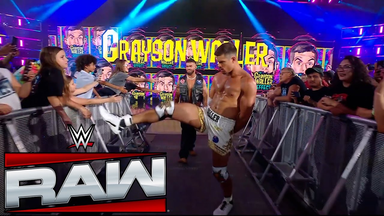 Grayson Waller (With Austin Theory) Entrance: WWE Raw, May 19, 2025