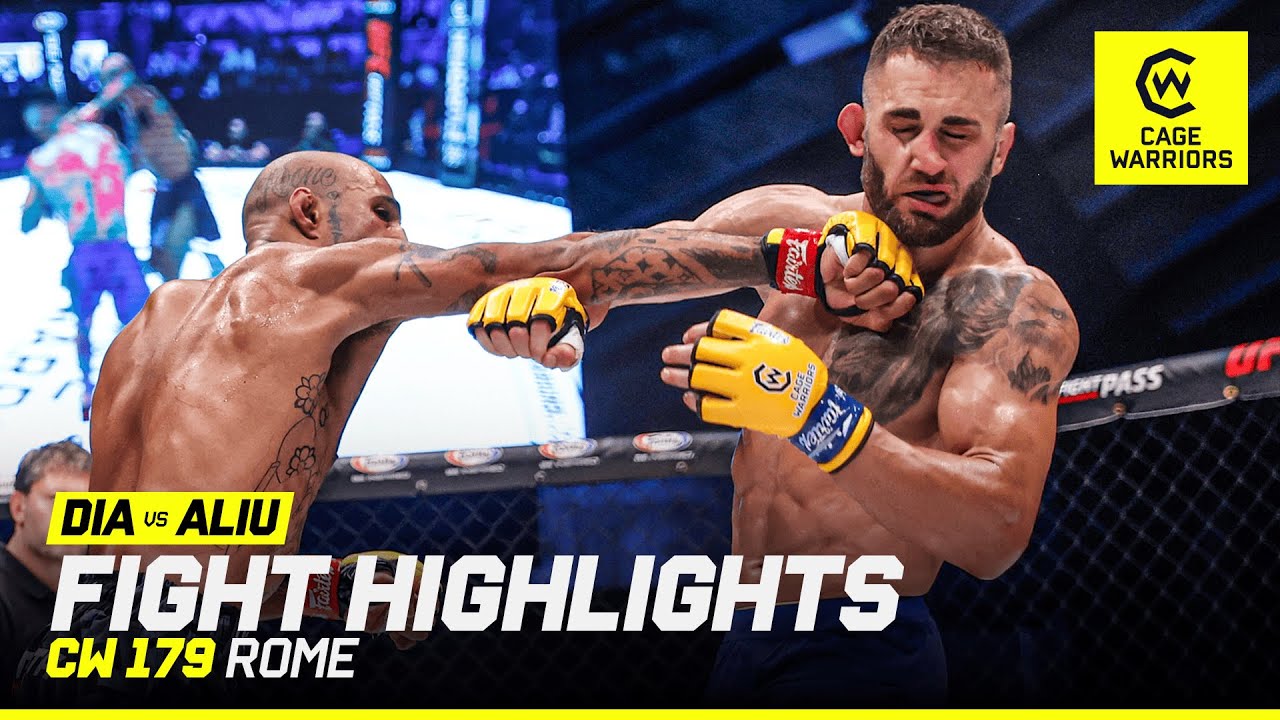 SHOCK RETIREMENT 😧 | Khadim Dia VS. Leon Aliu | CW 179 Rome Fight Highlights