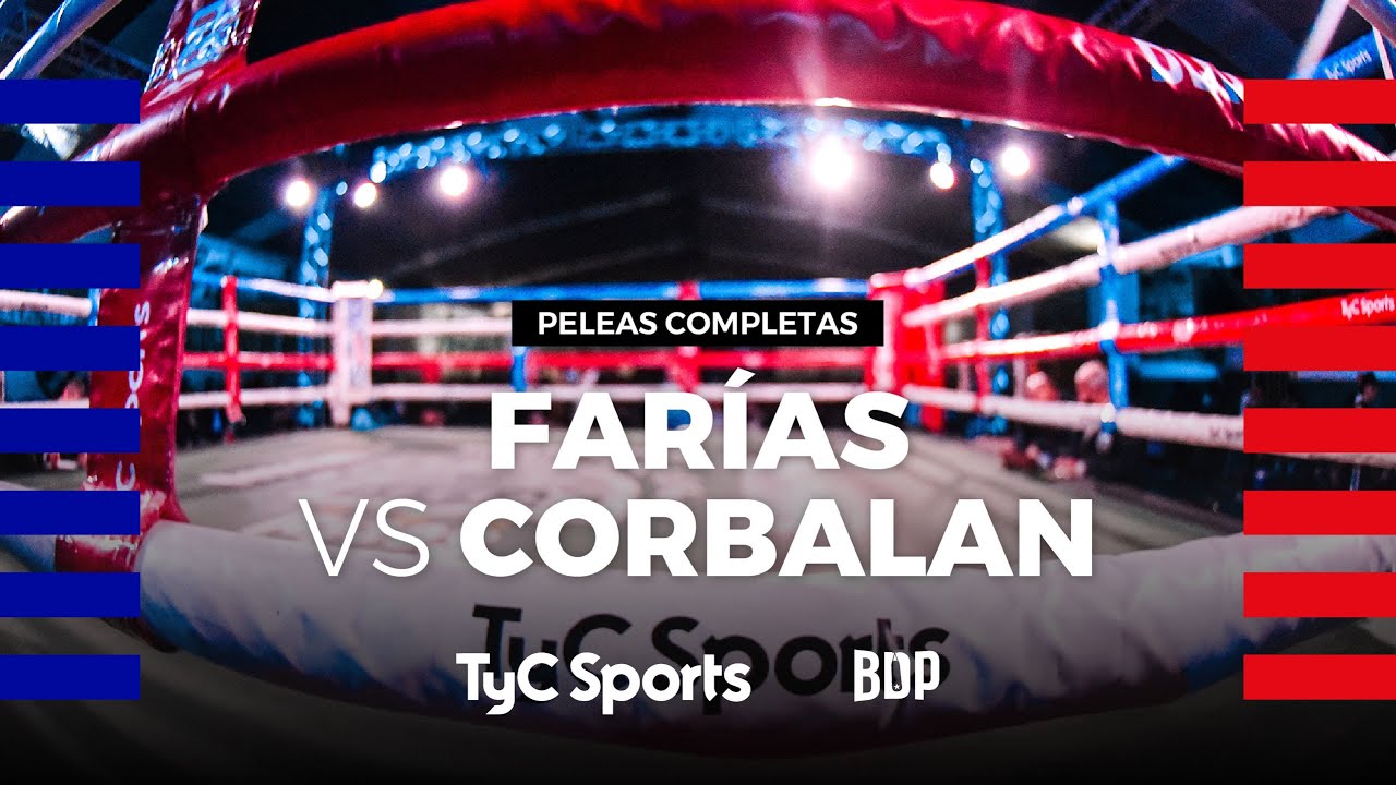 Brian Farías vs. Mauro Corbalan - Boxeo de Primera - TyC Sports background