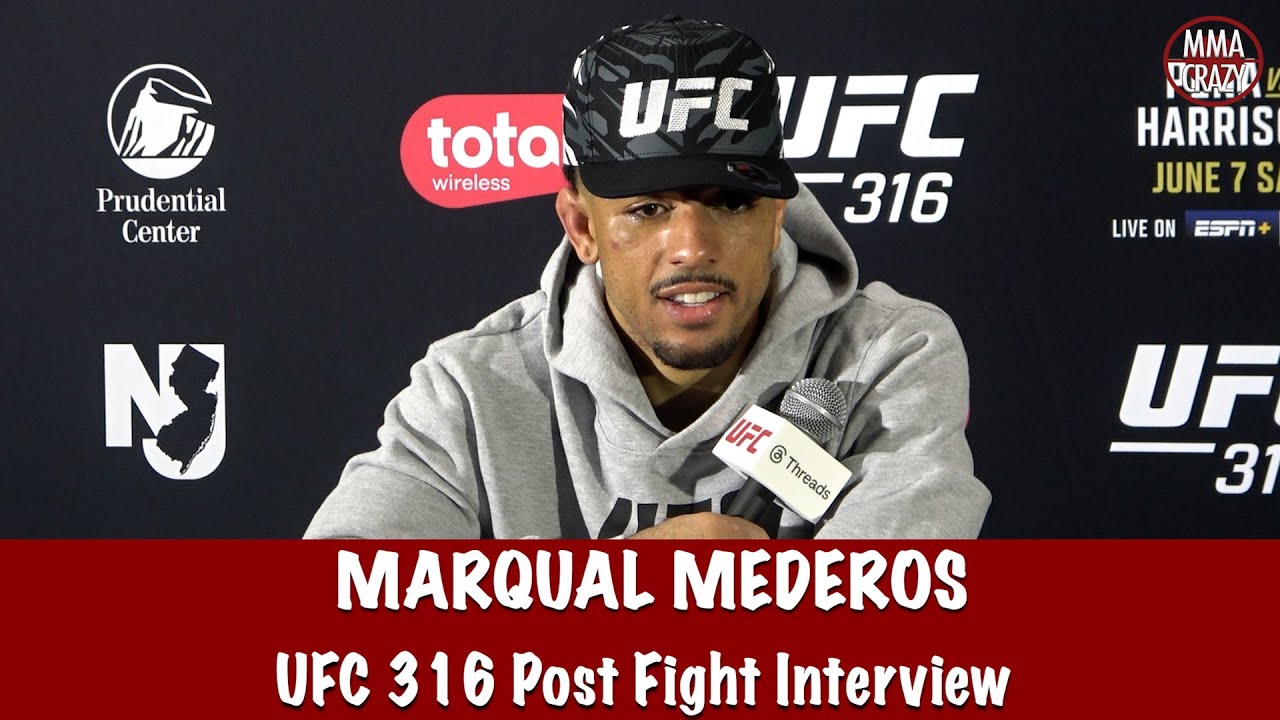 MarQuel Mederos on his win over Mark Choinski “I was just throwing sh*t” | UFC 316 background