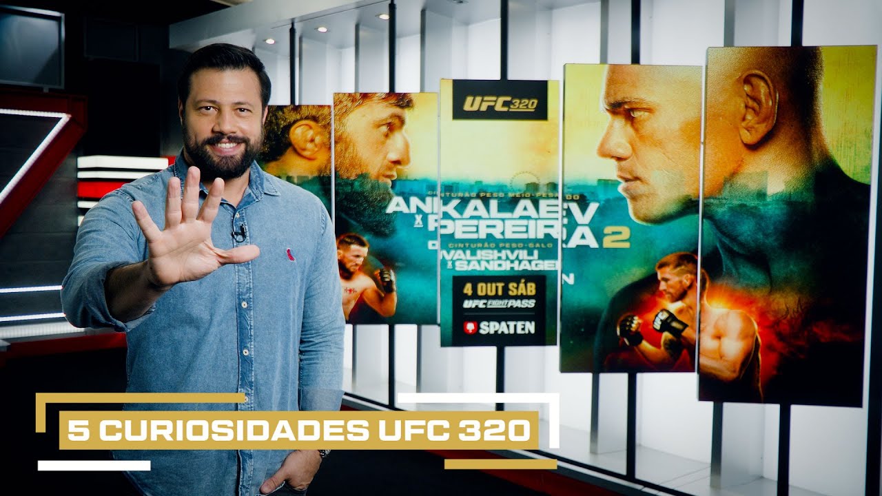 CINCO CURIOSIDADES SOBRE O UFC 320: ANKALAEV X PEREIRA 2