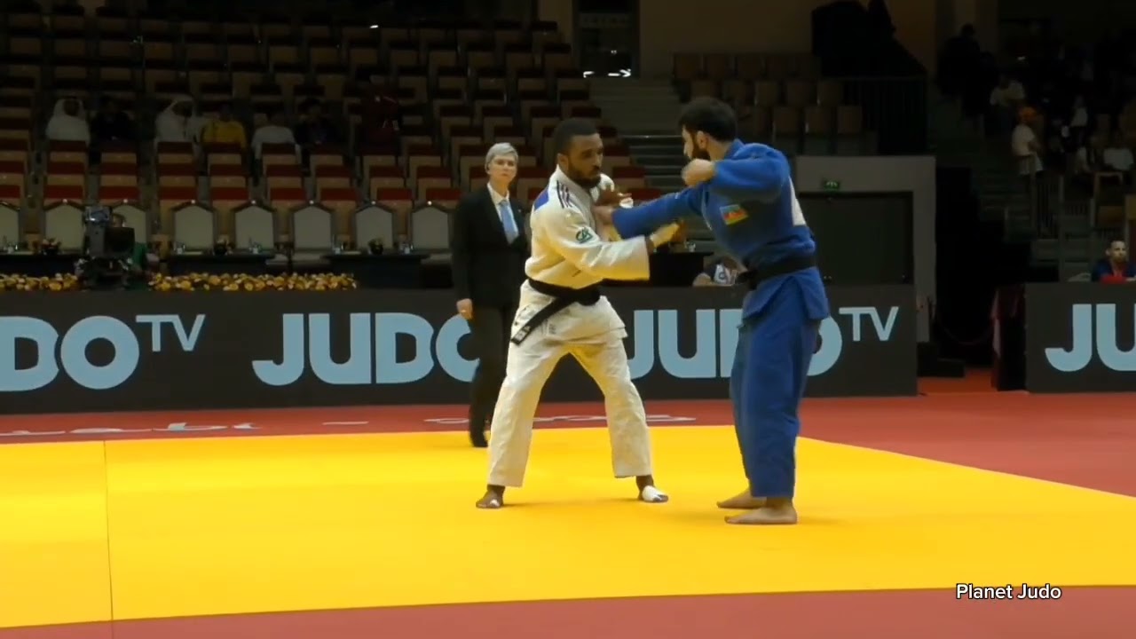 Daikii BOUBA 🇫🇷 🆚️ Karamat HUSEYNOV 🇦🇿 | 2 раунд/-66кг | Большой Шлем Абу-Даби 2023