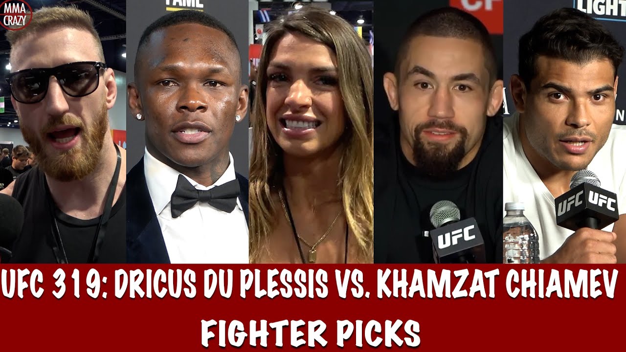 UFC 319: Dricus Du Plessis vs. Khamzat Chimaev Fighter Picks