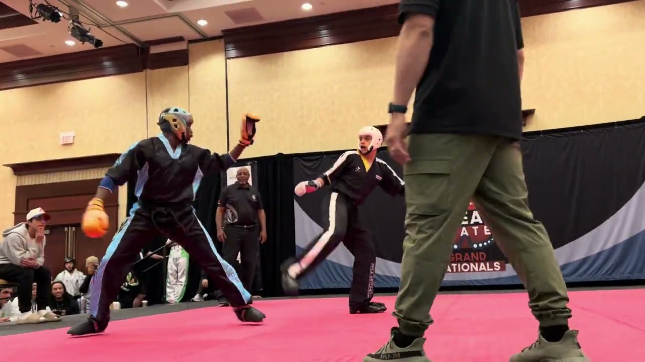 Enrique Letona vs Rashad Eugene Light Welterweight Point Sparring - Ocean State Grand Nationals 2025 background