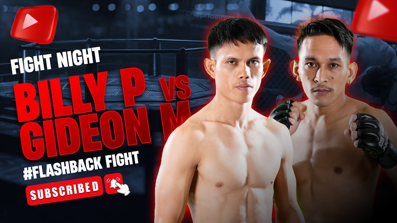 SEKALI KNEE KO‼️BILLY PASULATAN VS GIDEON MANURUNG | FLASHBACK FIGHT ONE PRIDE MMA backdrop