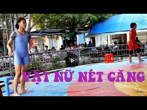 Vật nữ. nét căng. Hội Phù Lưu 2019.(women's wrestling. traditional festival. Vietnam) 女相撲