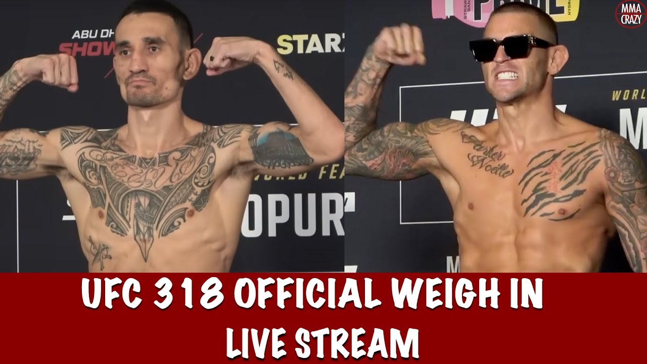 UFC 318: Holloway vs. Poirier 3 Official Weigh-in Live Stream