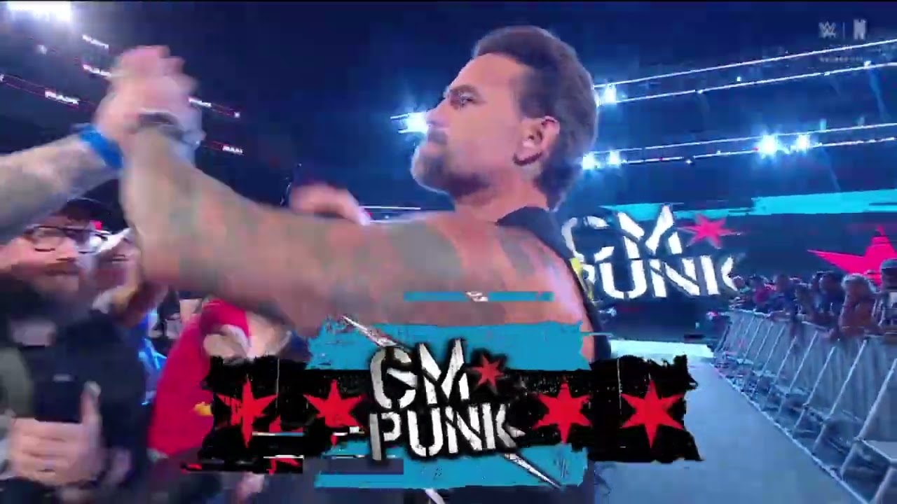 CM Punk Entrance _wwe Raw 11/8/2025 backdrop