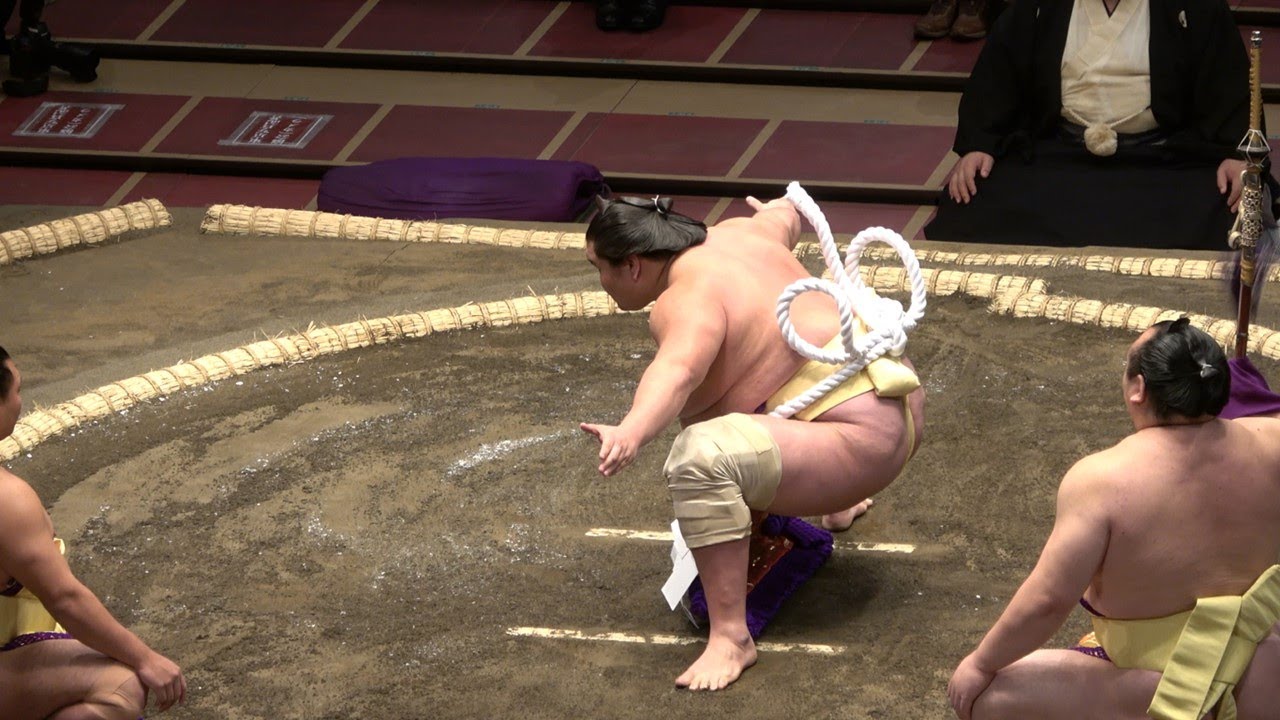 Yokozuna Terunofuji: 1st ever matchday ring-entering ceremony (Sep 12th, 2021) backdrop