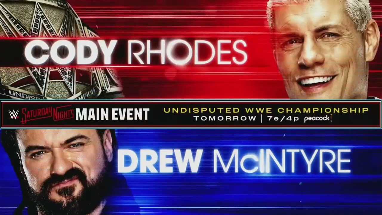 Saturday Night Main Event Official Full Match Card | SmackDown Oct 31, 2025 background