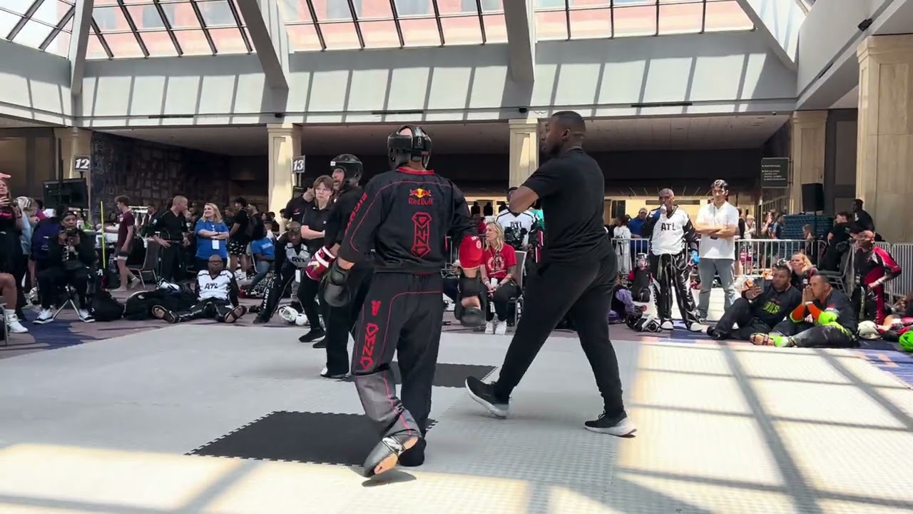 Juan Garcia vs Marty Eubanks 50 & Over Men's Lightweight Sparring - Battle of Atlanta 2025 background