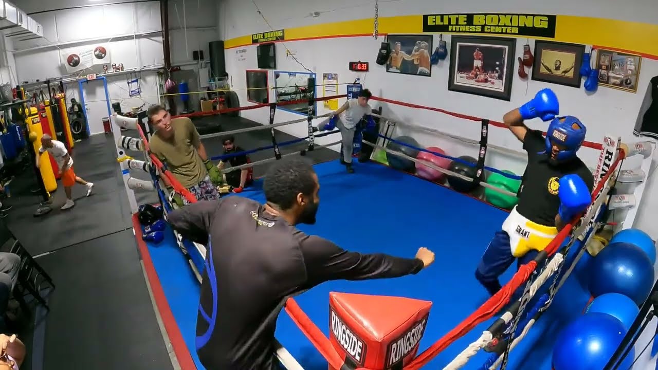DAY 9 12 RDS NO REST DAYS, Coach Dorian sparring 12 Rounds Working Defense With Members After CLass
