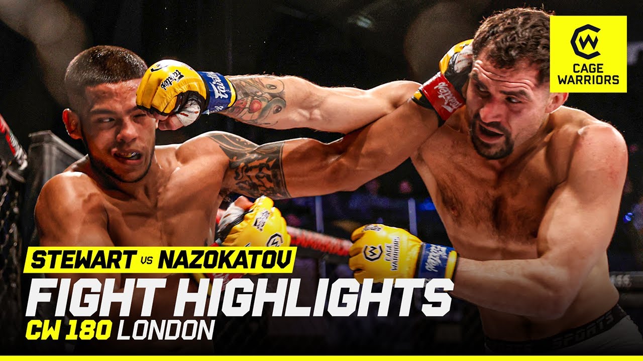 Cage Warriors Debuts 🔥 | Yusuf Nazokatov vs. Cameron Stewart | CW 180 London Fight Highlights