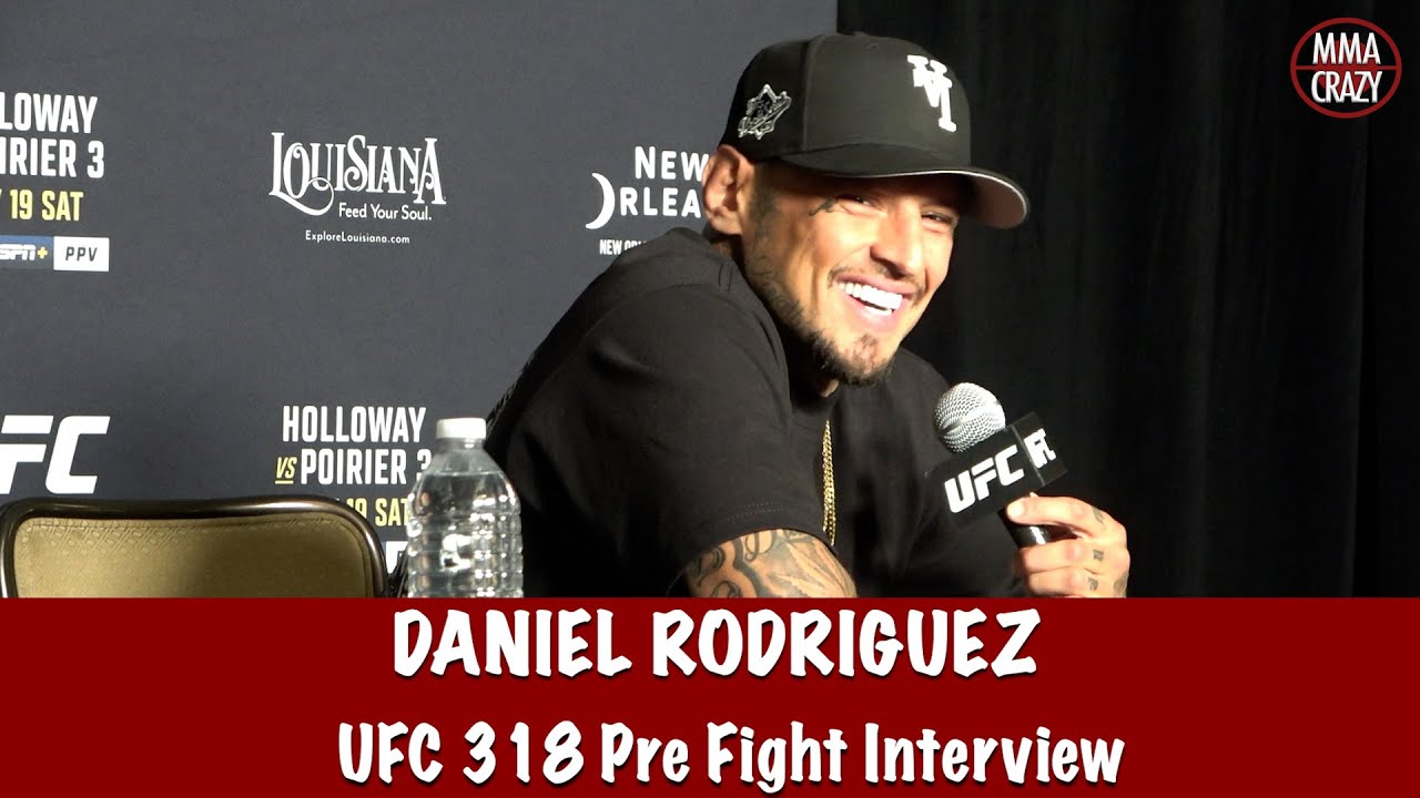 Daniel Rodriguez on training with Ian Machado Garry "Hungry for a win” against Kevin Holland background