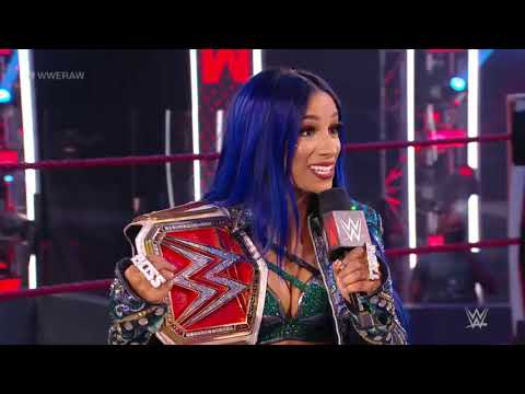 WWE FULL: Shayna Baszler interrupts Sasha Banks & Bayley (RAW, August 17, 2020) background