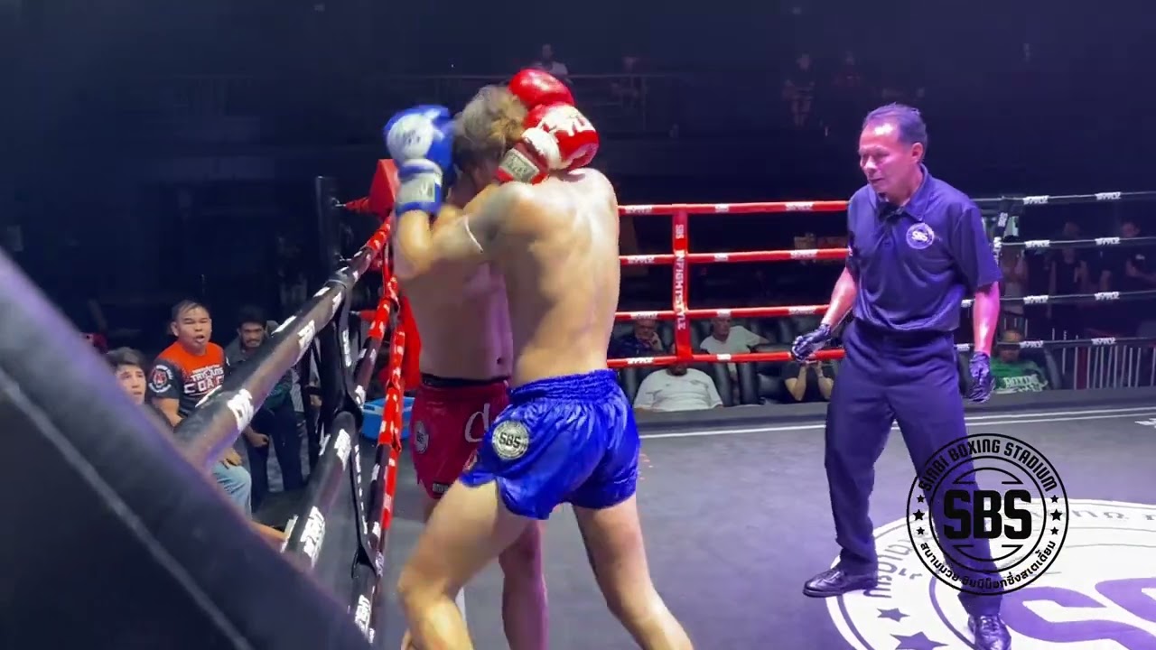 Mustafah Tiger Muay Thai 🇦🇺 (red)v Daniil Fivepoint Gym 🇷🇺(blue) background