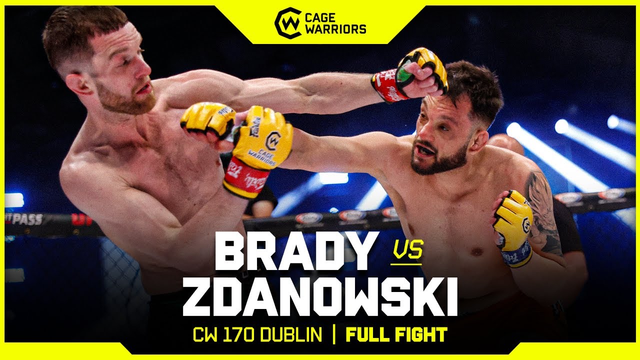 Bantamweight Banger! | Ciaran Brady vs. Tomasz Zdanowski | FULL FIGHT | CW 170 Dublin background