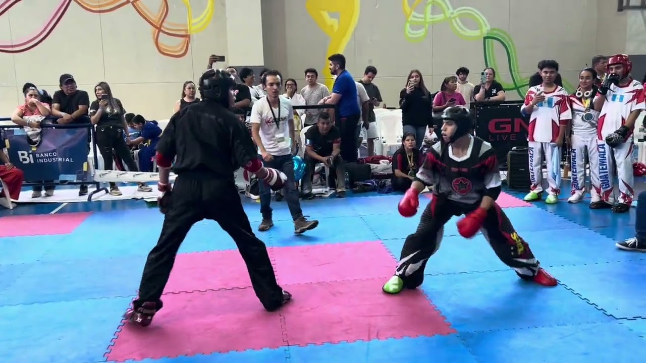 Jason Letona vs José Morales Men's -70kg Point Sparring - Copa Quetzal 2025 background