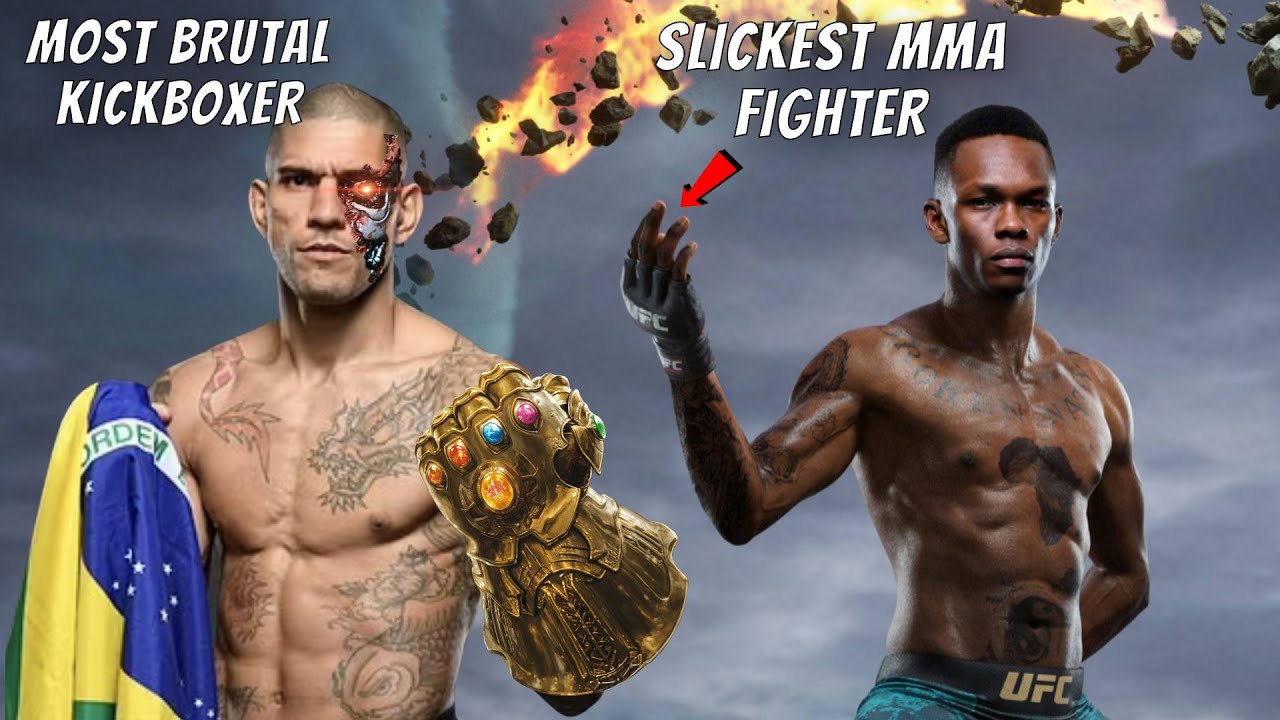 Israel Adesanya vs Alex Pereira Blueprint background
