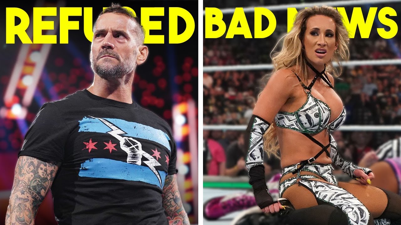 Top Star WWE Contract Ending…Bad News Carmella…CM Punk Refused Bad Theme…Wrestling News background