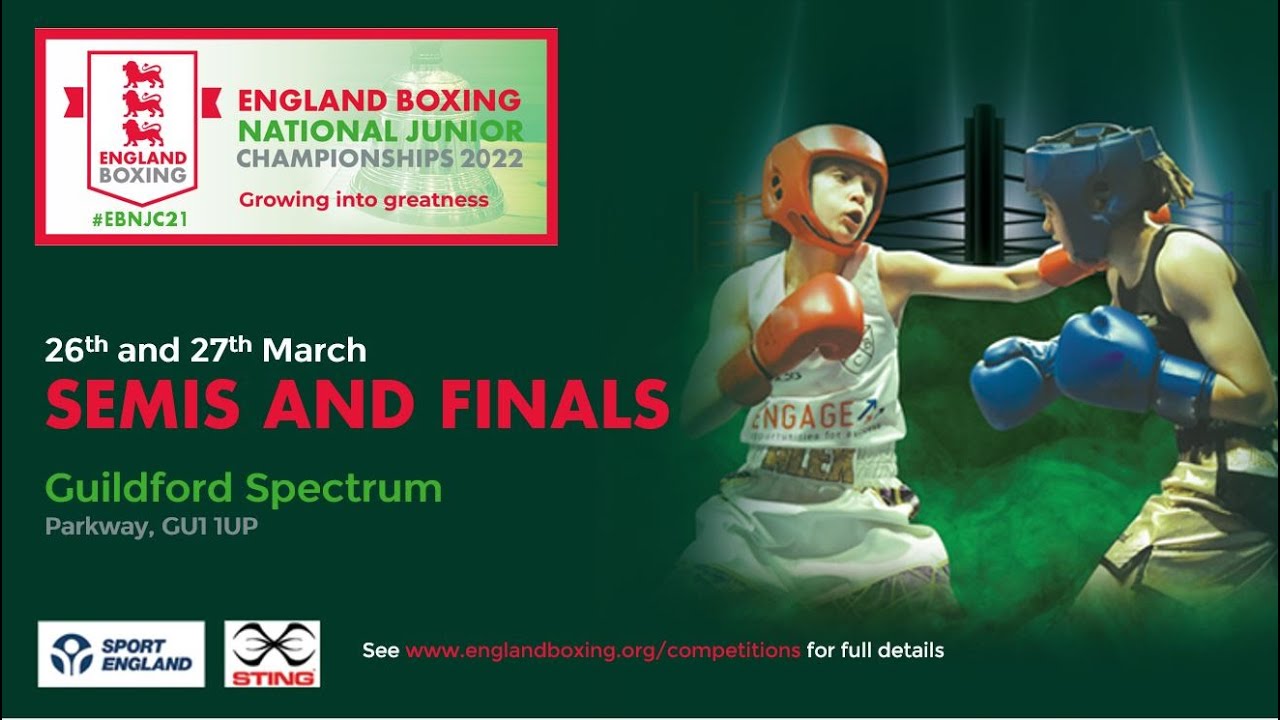 RING C - ENGLAND BOXING NATIONAL JUNIOR CHAMPIONSHIPS 2022 - DAY 2 background