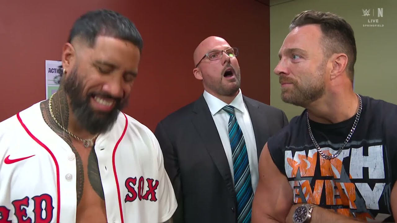 LA Knight wants to team with Jimmy Uso to face The Vision | Raw Sep 15, 2025 background
