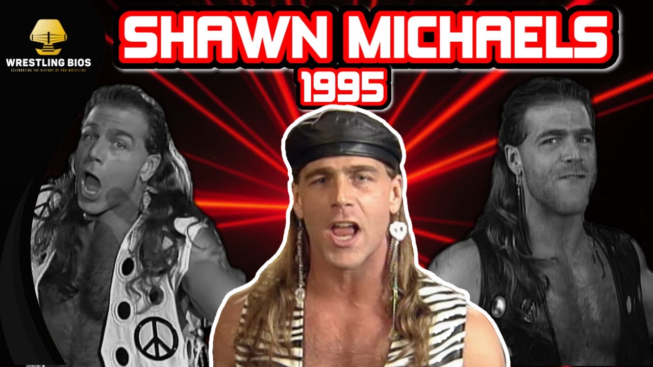 The Story of Shawn Michaels in 1995 background