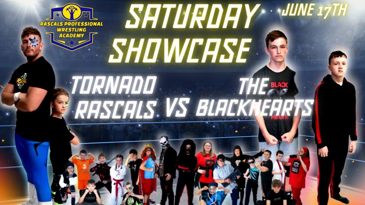 Training Match Highlights - Tornado Rascals vs Blackhearts - Rascals Children's ProWrestling Academy