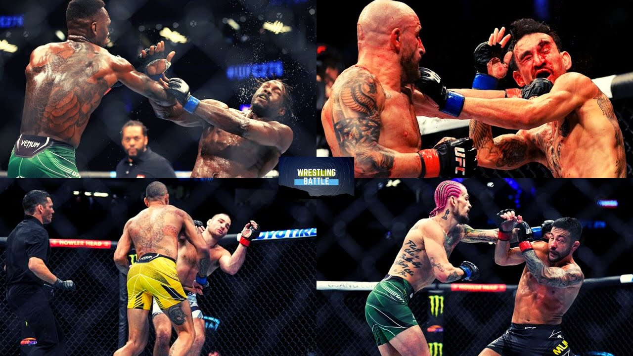 UFC 276 Highlights- Adesanya Retains, Max Holloway Lost, Jessica Eye Retires | UFC 276 Results background