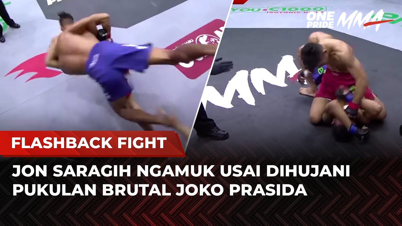 Duel Brutal‼️ Jon Saragih Banting Joko Prasida | Flashback Full Fight One Pride MMA