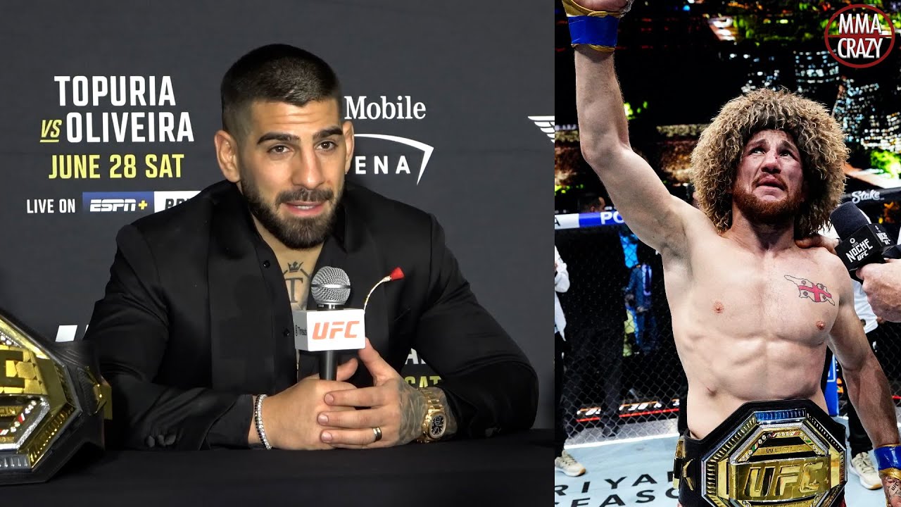 Ilia Topuria on UFC P4P "I love Merab Dvalishvili , let's share the spot !"