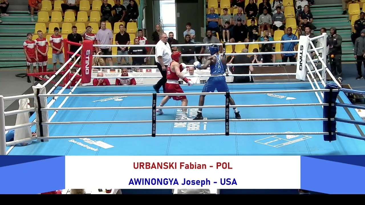 Joseph Awinongya (USA) vs. Fabian Urbański (POL) Brandenburg Youth Cup 2025 SF's (80kg) backdrop