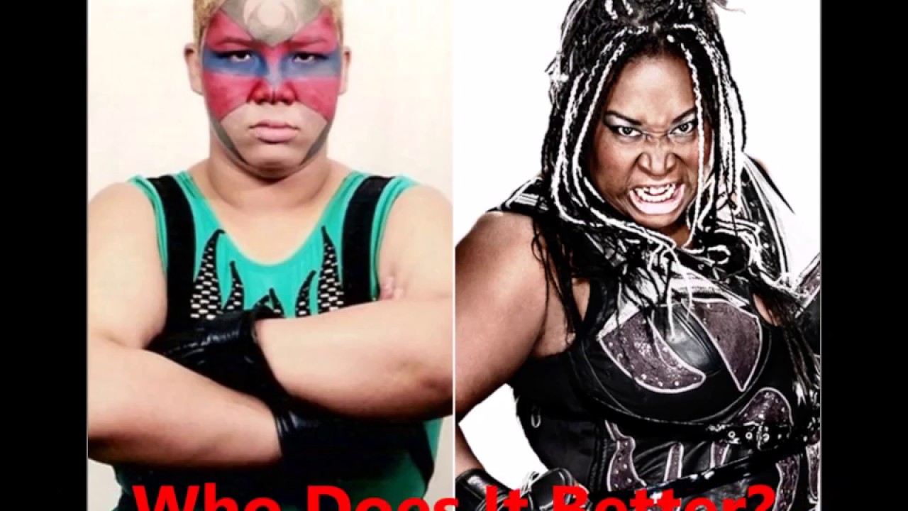 Aja Kong vs Awesome Kong -Spinning Back Fist