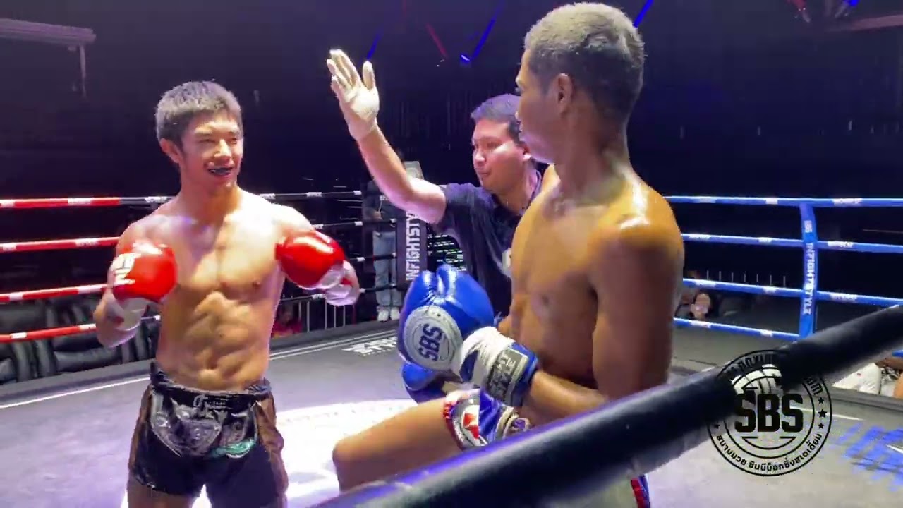 Elias Phuket Fight Club ๐ง๐ท(red) v Numsuk Jea Hong Muay Thai ๐น๐ญ (blue)