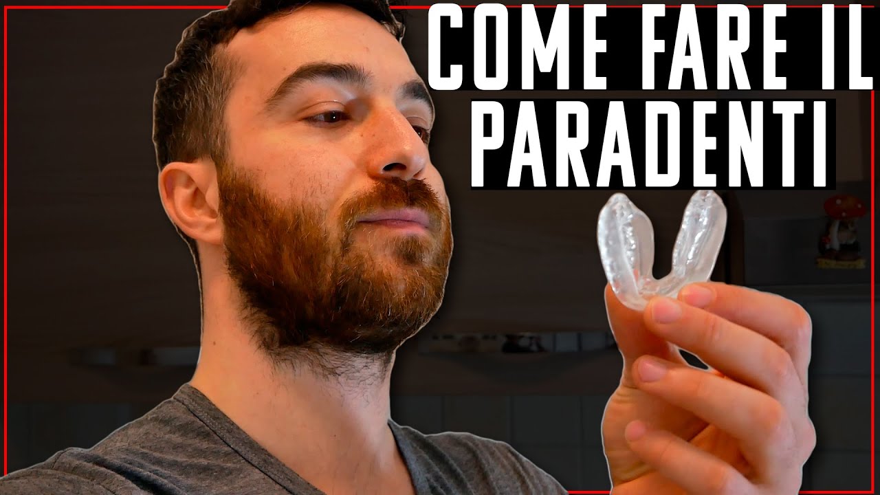 COME MODELLARE IL PARADENTI SPORTIVO - facciamo il paradenti da pugilato 🥊 background