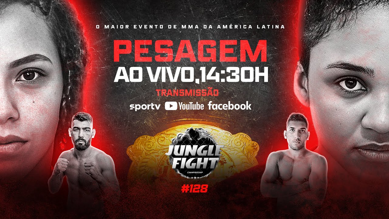 JUNGLE FIGHT 128 l SÃO PAULO - PESAGEM AO VIVO