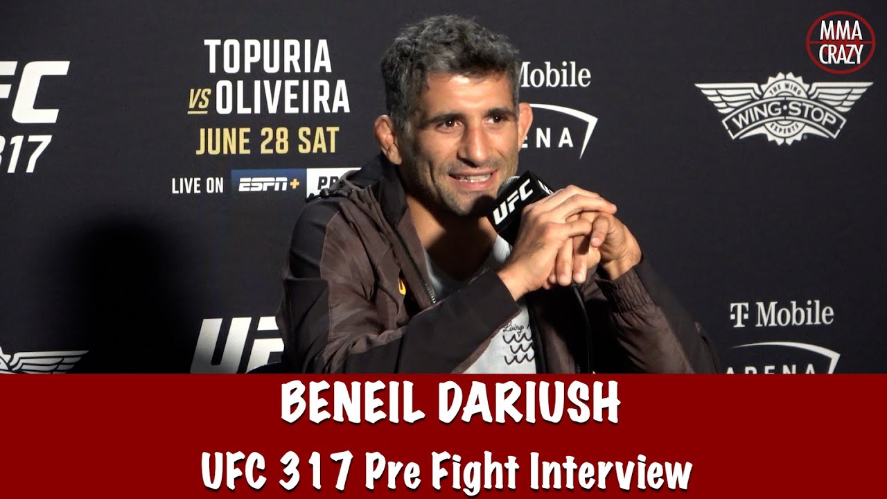 Beneil Dariush “I’m better than Renato Moicano EVERYWHERE” plans on title run after UFC 317 background