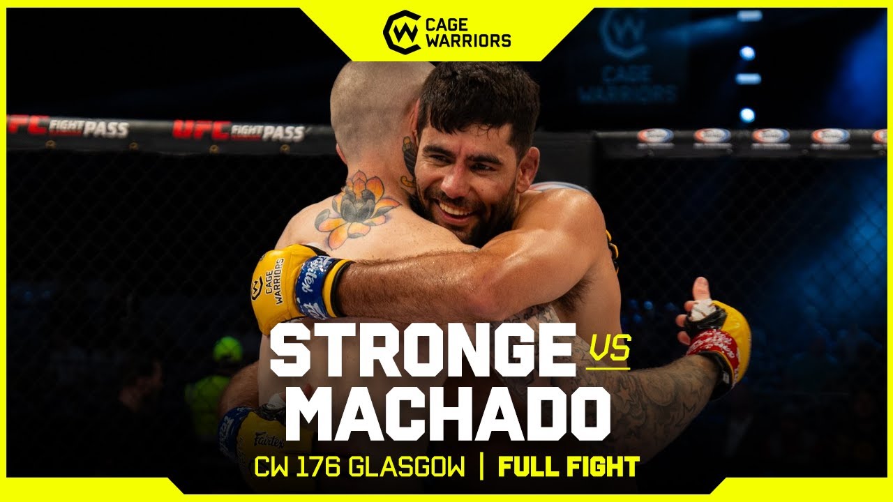 FIRST ROUND FINISH | Jordan Stronge VS. Wesley Machado | FULL FIGHT | CW 176 Glasgow