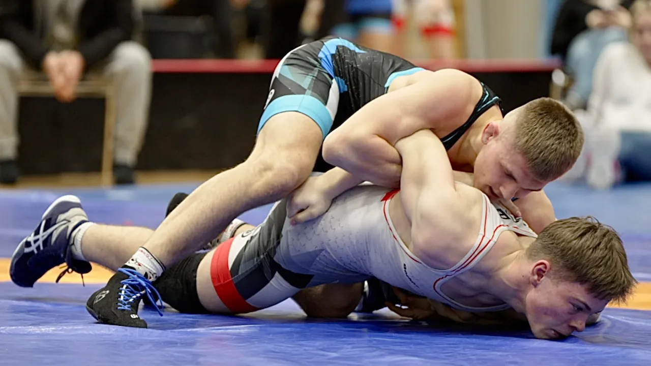 U20 Kaarel Koobas (EST) vs Nikolai Tarassov (EST) 74kg final! Freestyle boys youth wrestling.