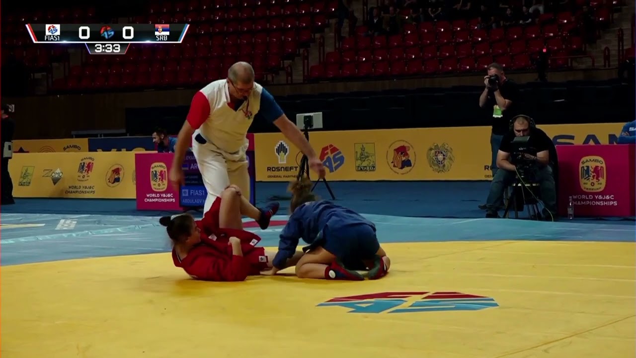 SOLUIANOVA vs BOGDANOVIC. 47 kg Cadets female. World Cadets, Youth & Junior SAMBO Championships 2022