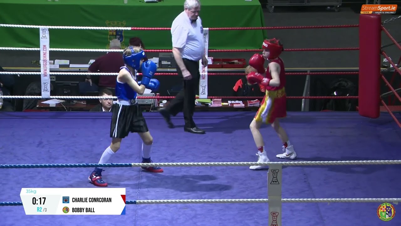 2024 National BG2 Championship: 35kg Charlie Conrcoran (Titans) V Bobby Ball (Trojan) background