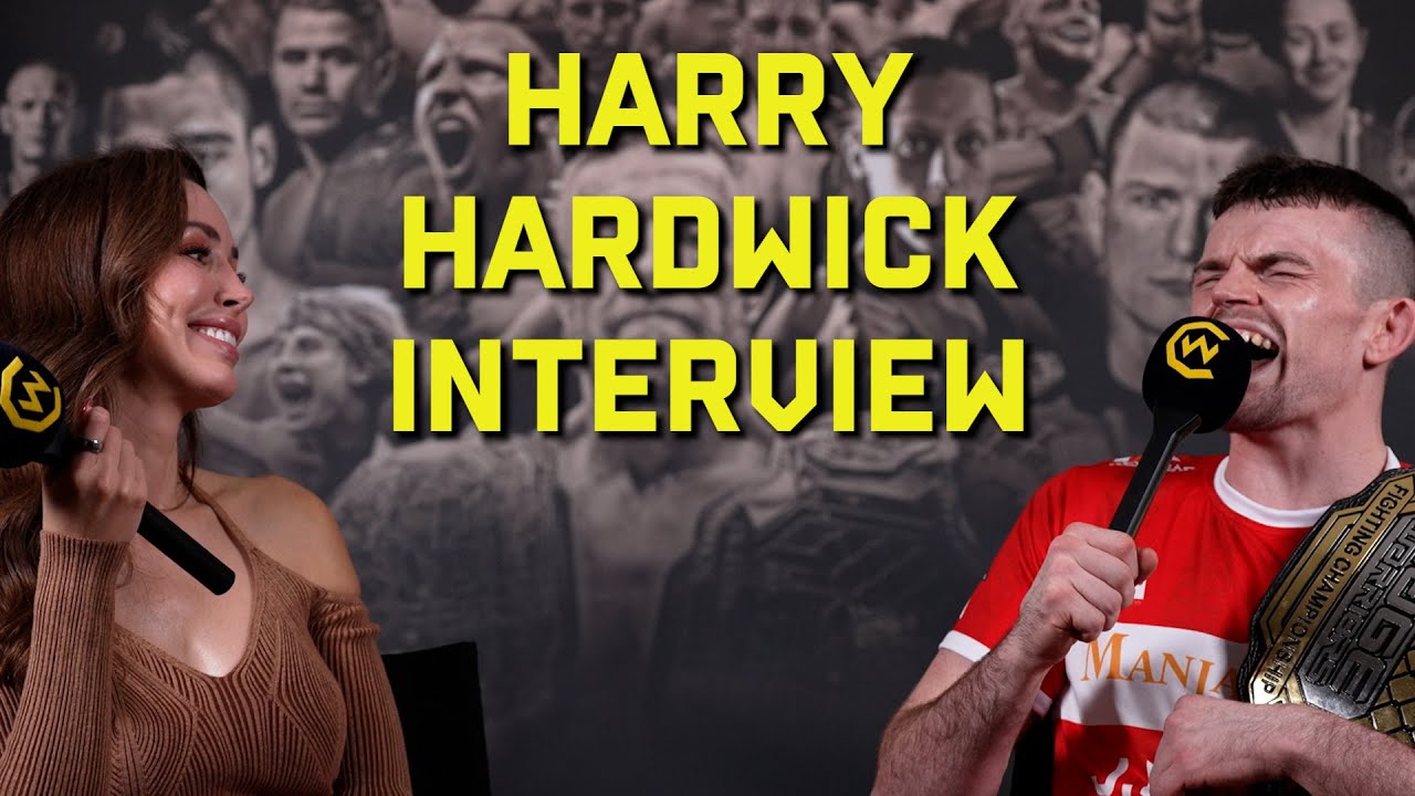“Tell Me I Don’t Deserve To Be On the Biggest Stage!” Harry Hardwick Post-fight Interview backdrop