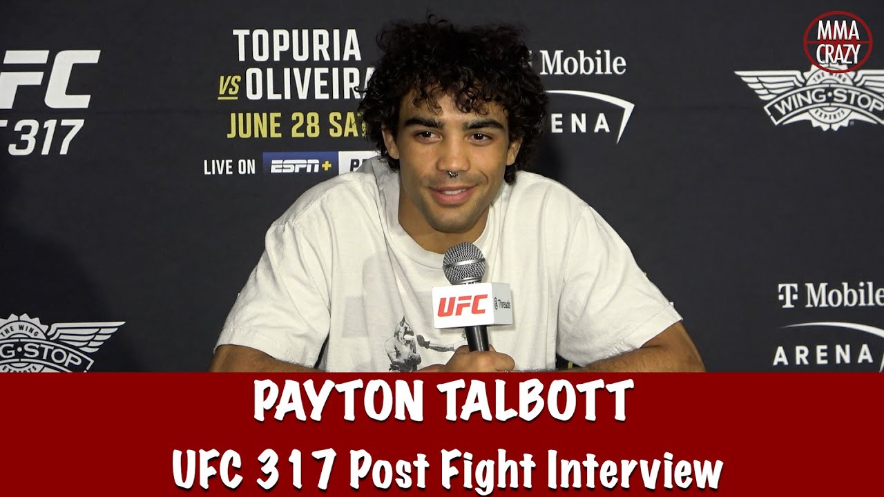 Payton Talbott reveals tattoo meaning & what he told Felipe Lima in the cage