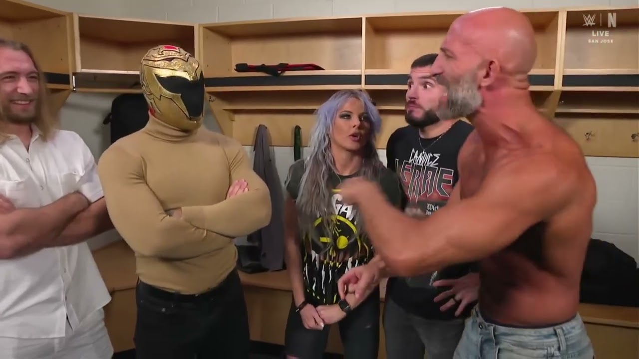 Axiom challenges Johnny Gargano to a one-on-one match | SmackDown Oct 17, 2025 background