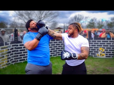 HEAVYWEIGHTS TRADE BOMBS IN EPIC YARD BOXING MATCH 🥊🔥