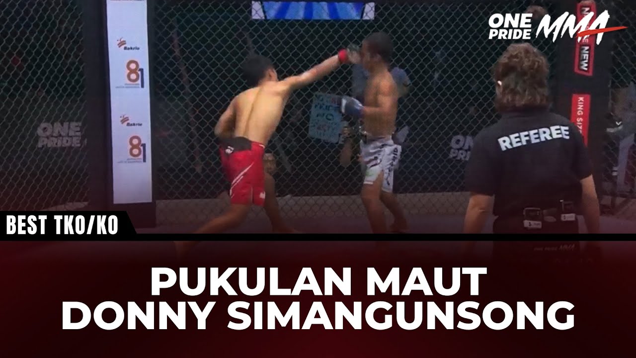 LAWAN AUTO KO! Serangan Paling Brutal Donny Simangunsong | Flashback Full Fight One Pride MMA