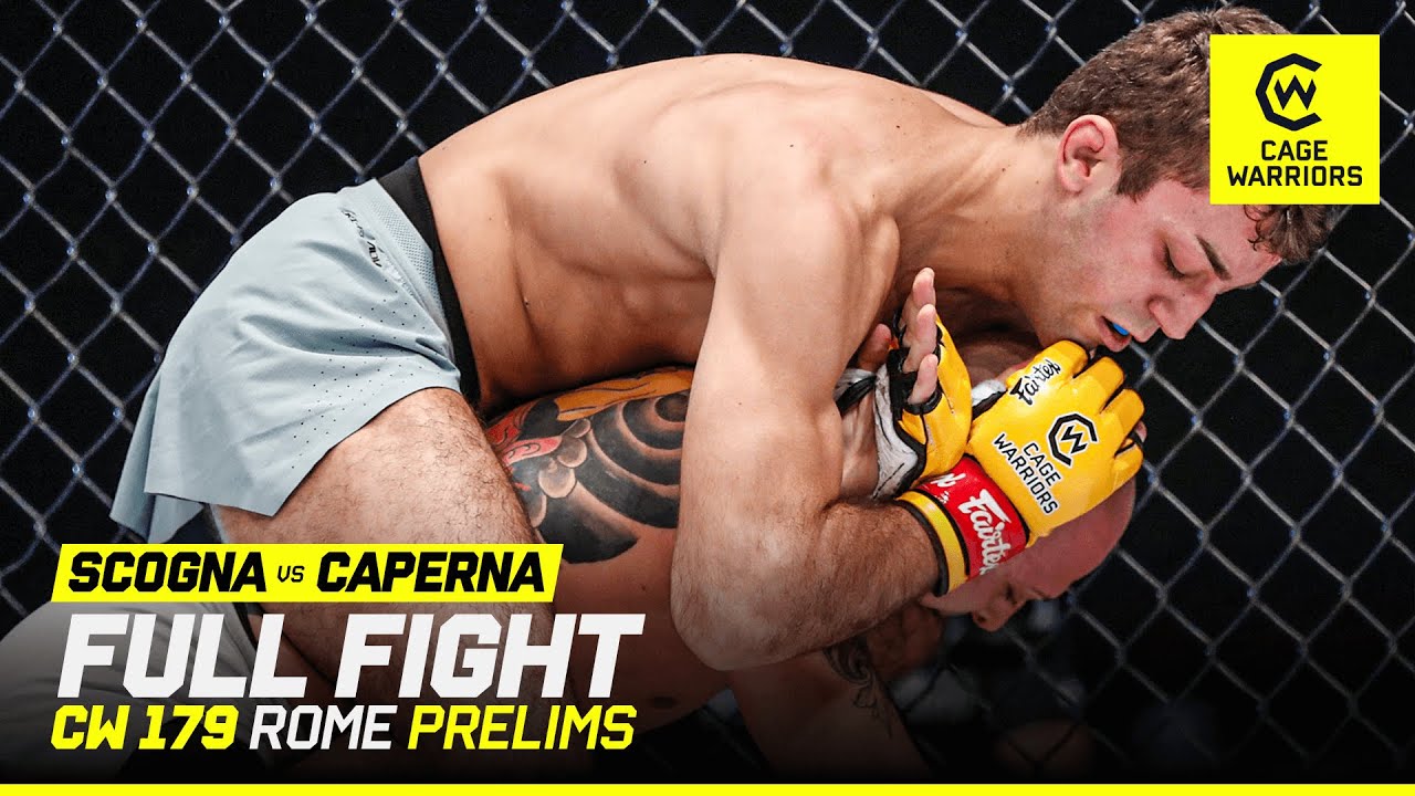 PERFECT FIRST ROUND SUB 🥋| Damiano Scogna VS. Emanuel Caperna | FULL FIGHT | CW 179 Rome background