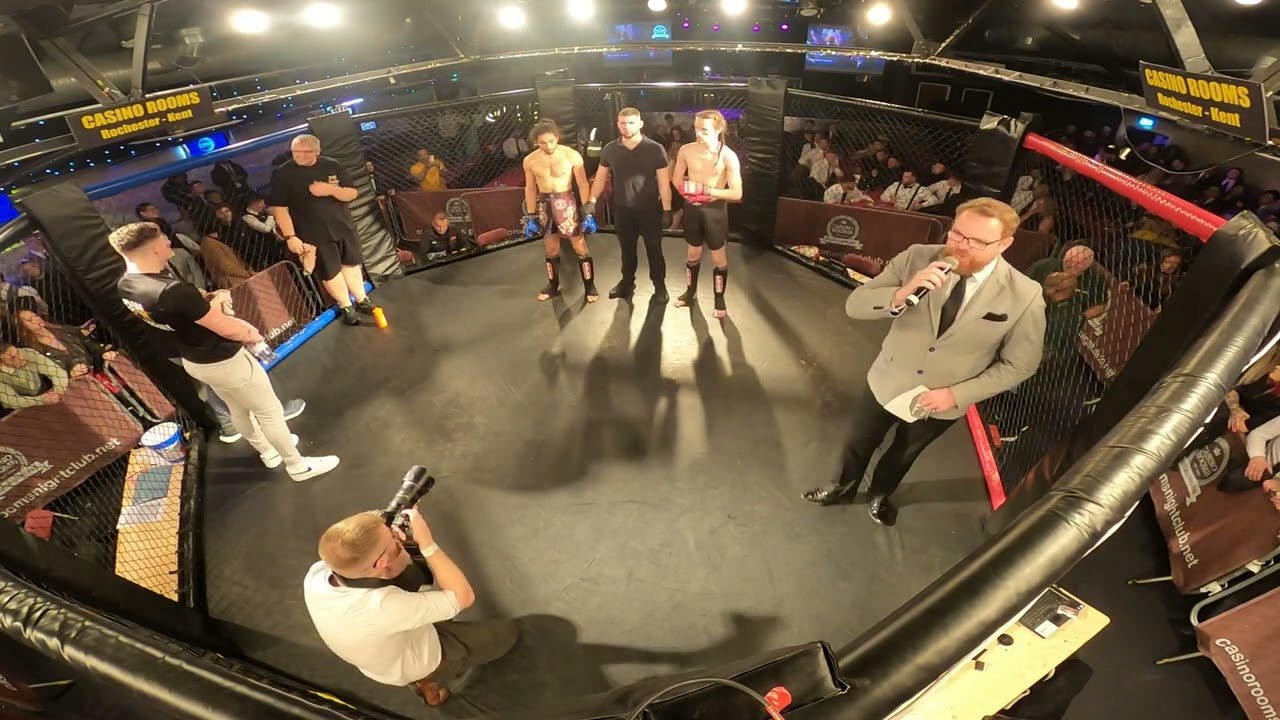 KENT MMA JOSHUA LEONARD VS ABDUL ALKURDI backdrop